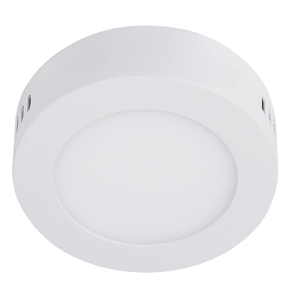 Tecnolite - Lámpara Plafón LED, Techo 6 W, Luz de Día, Iluminación Interiores, No atenuable, LED integrado