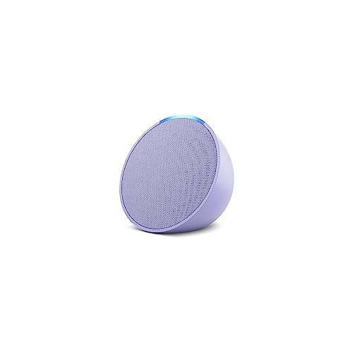 Amazon Echo Pop (modelo más reciente): nuestra bocina más pequeña que se adapta a cualquier habitación (lavanda)