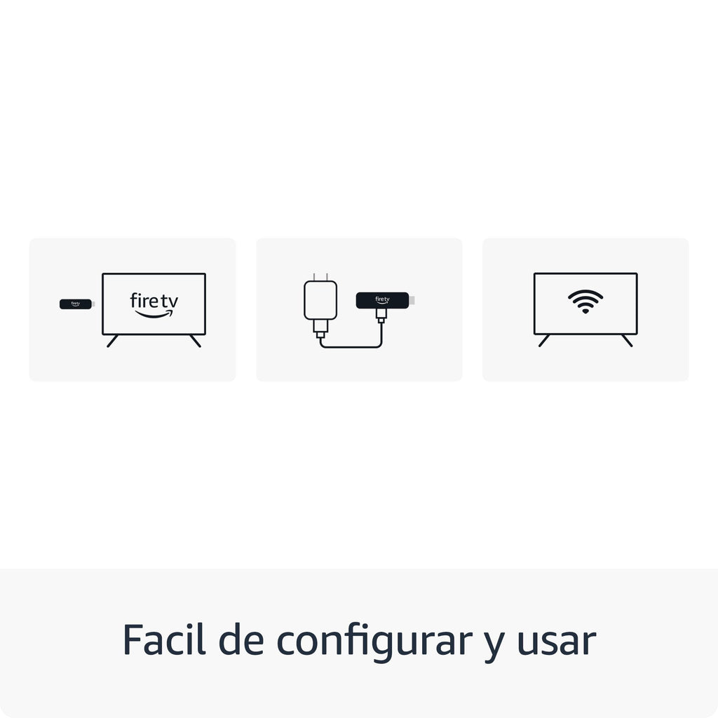 Amazon Fire TV Stick HD (modelo más reciente), TV gratuito, Control remoto por voz Alexa, controles de Smart Home, streaming en HD