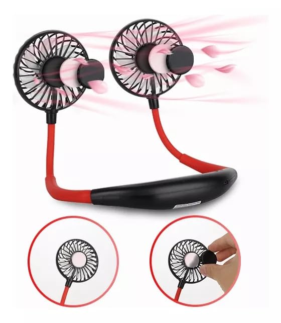 Ventilador Multifuncional Usb Portátil Para Rostro Y Cuello Versión Mejorada Ventilador de LED que Cambia de Color con Aromaterapia Rotación Libre de 360° Ruido más Bajo Flujo de Aire Fuerte