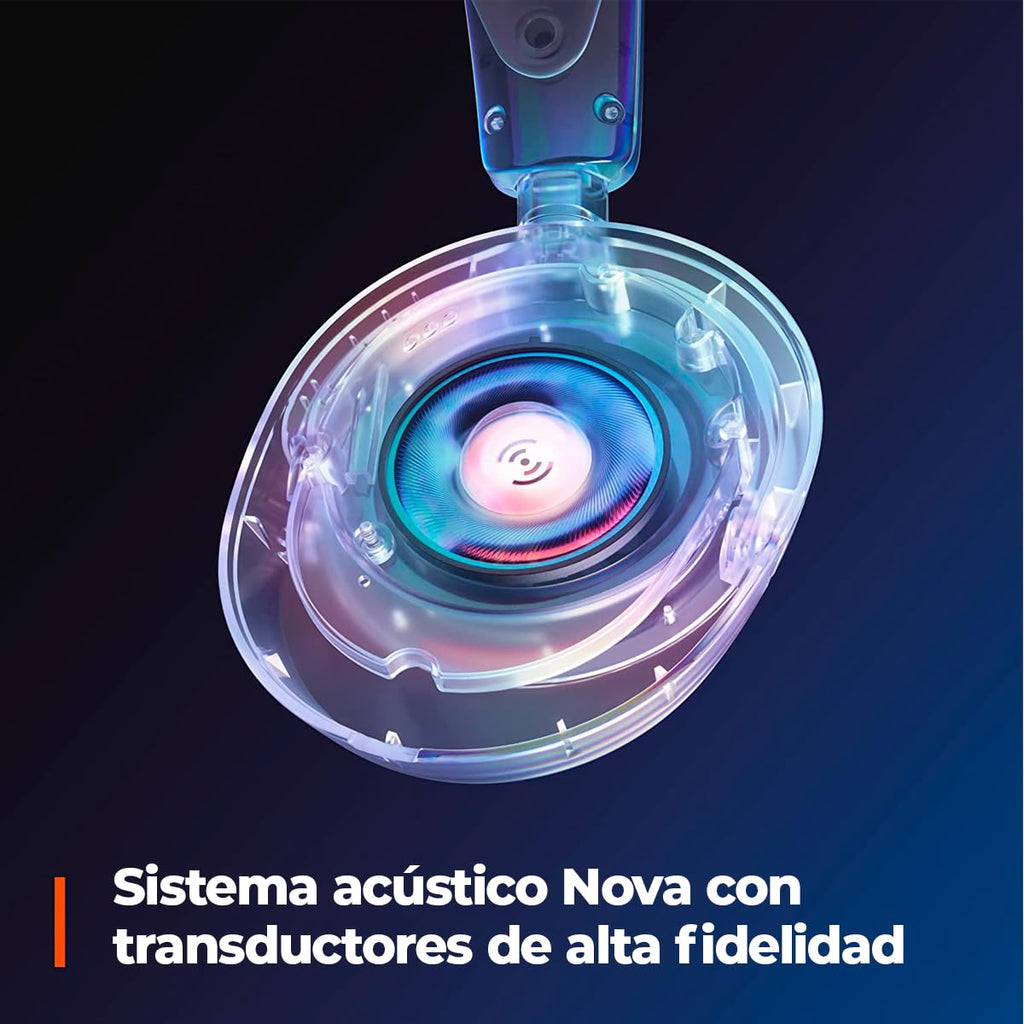 SteelSeries - Arctis Nova 1 - Audífonos multisistema para juegos, controladores Hi-Fi, audio espacial, cómodos, duraderos y ultraligeros, micrófono con cancelación de ruido - Negro (reacondicionados)
