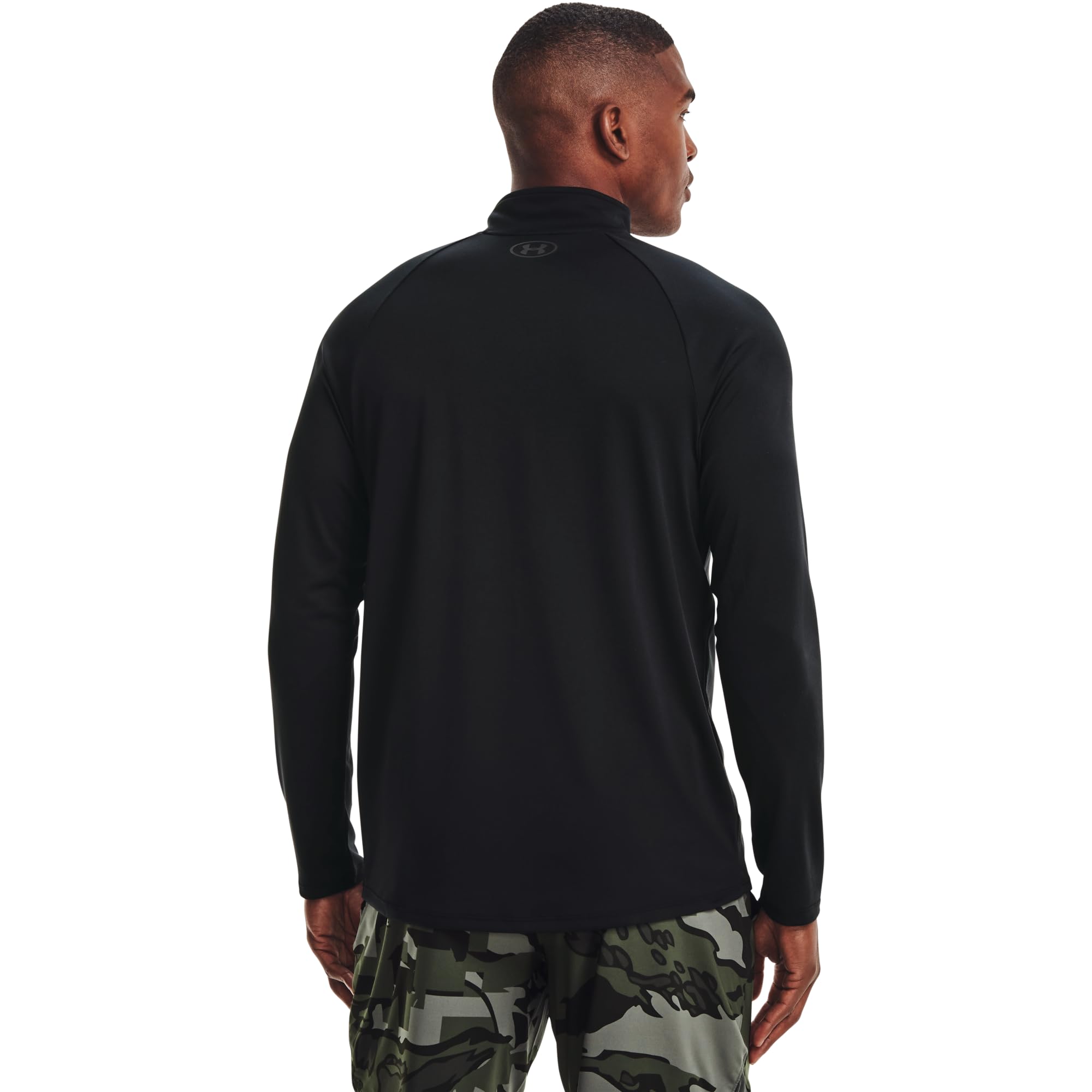 Under Armour Playera Tech De Hombre, Negro, M, Ajuste Suelto