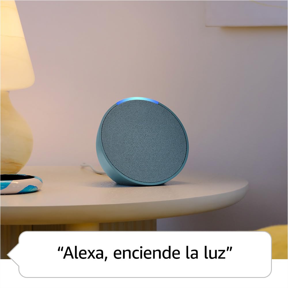 Amazon Echo Pop (modelo más reciente): nuestra bocina más pequeña que se adapta a cualquier habitación (lavanda)