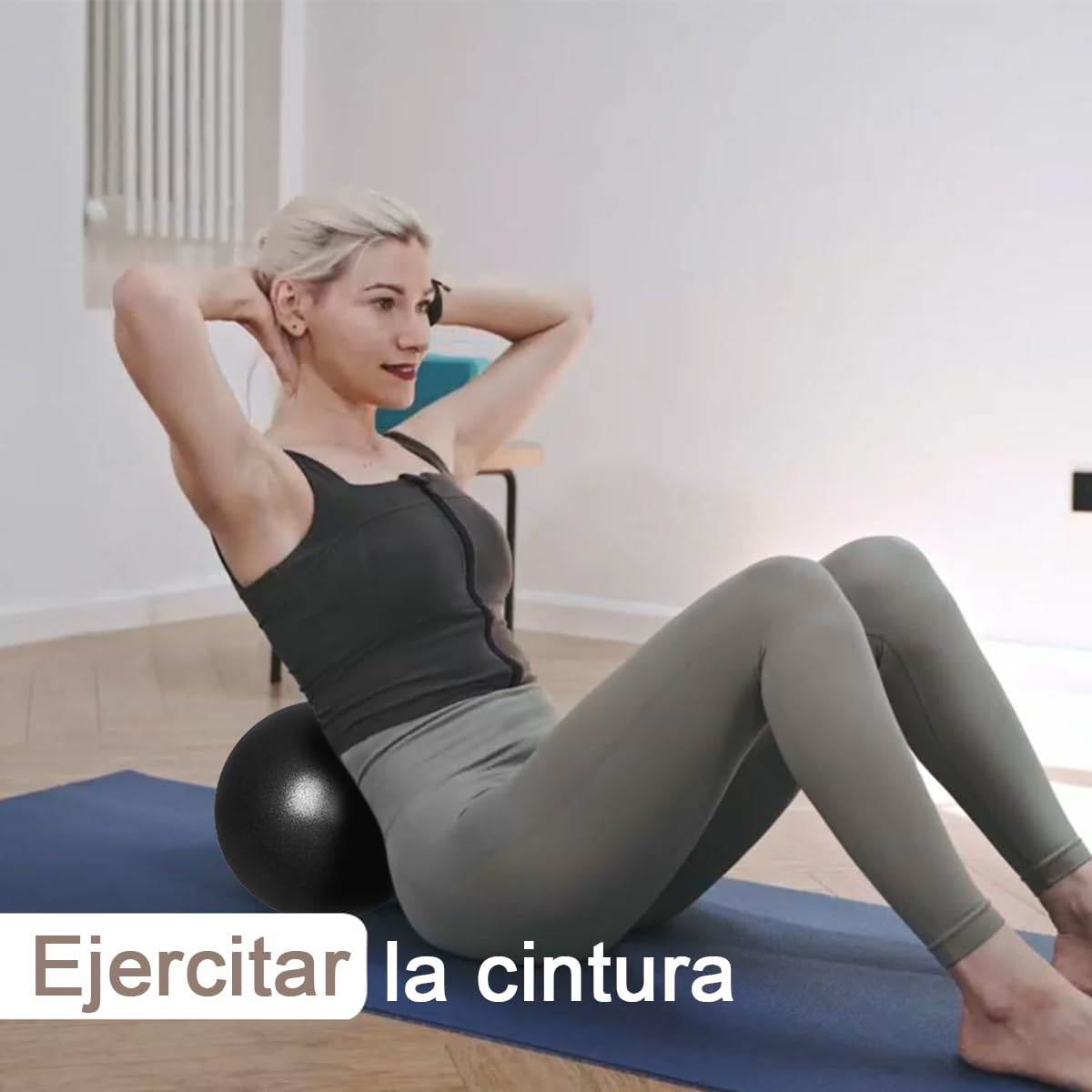 Mmaxboss 2PCS Mini Pelota de Yoga y Pilates, Pelota de Yoga de 25 cm Entrenamiento,Fitness Antideslizante, Deporte, Gimnasia Ritmica, Ideal para Ejercicios de Estabilidad