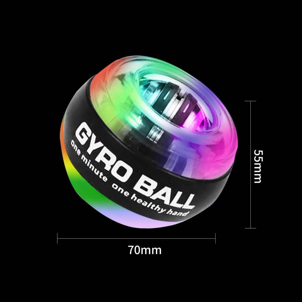 EMAGIE Antebrazo Ejercitador Gyro Ball - Pelota de Giroscopio para Fortalecer Manos, Brazos, Dedos, Muñeca, Huesos y Músculos