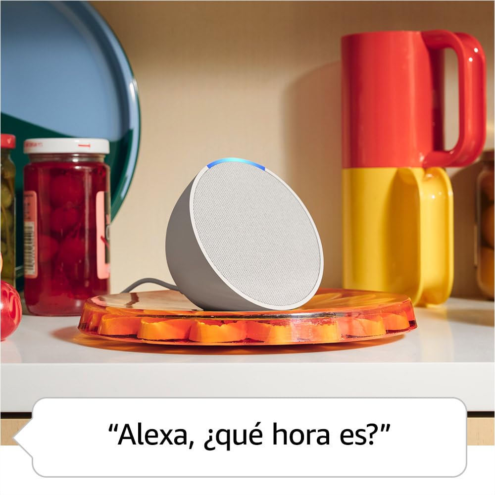 Amazon Echo Pop (modelo más reciente): nuestra bocina más pequeña que se adapta a cualquier habitación (lavanda)