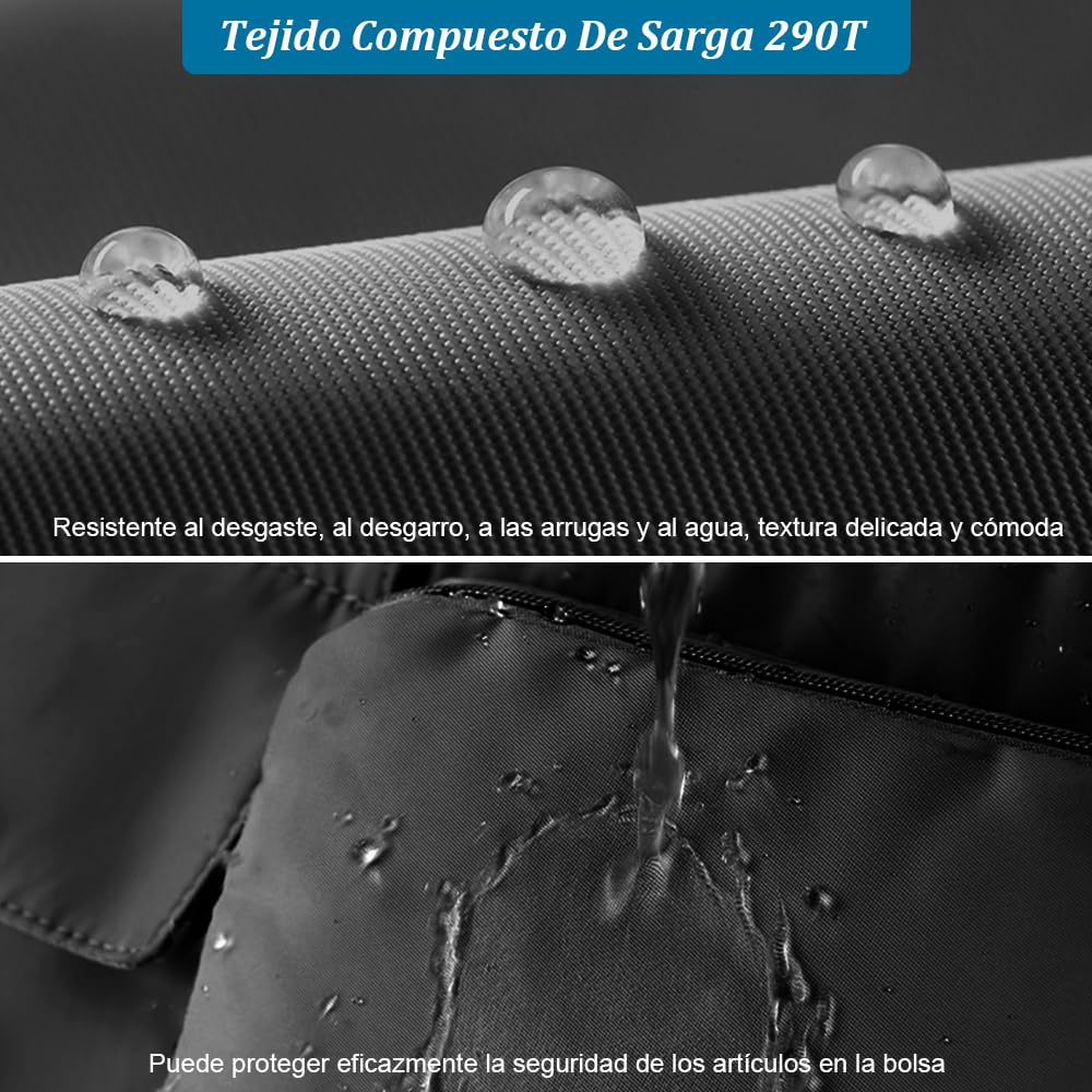 Bolsa Deportiva para el Gym, Bolsa de Viaje Impermeable con Compartimento para Zapatos y Bolsillo para Ropa Mojada, Bolsa de Deporte para Viajes, Entrenamiento, Deporte(Negro-A)