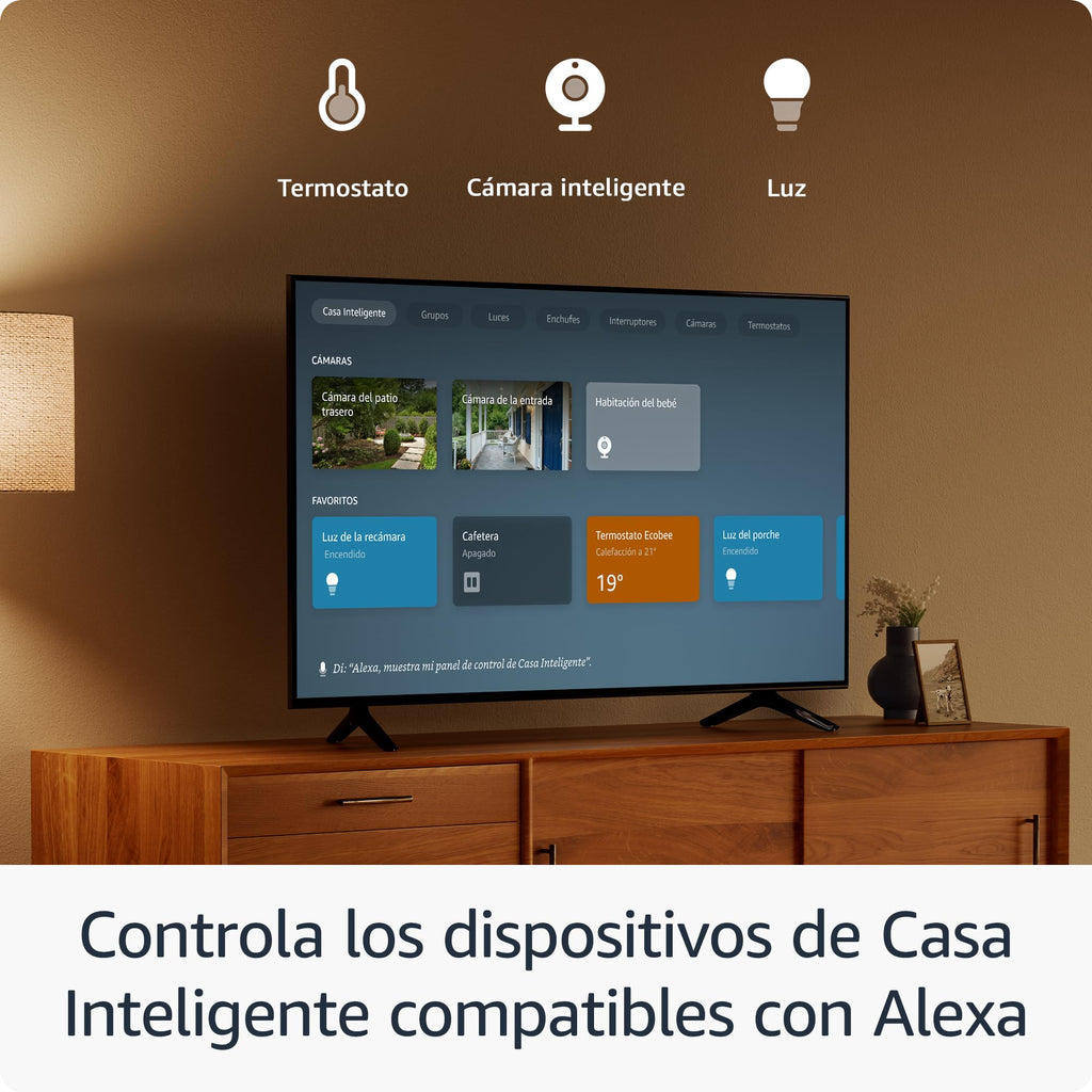 Amazon Fire TV Stick HD (modelo más reciente), TV gratuito, Control remoto por voz Alexa, controles de Smart Home, streaming en HD