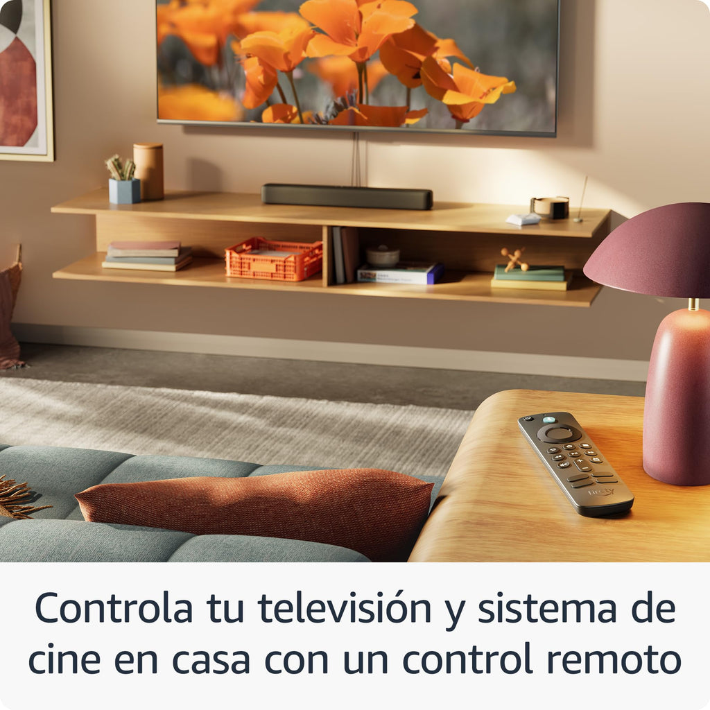 Amazon Fire TV Stick HD (modelo más reciente), TV gratuito, Control remoto por voz Alexa, controles de Smart Home, streaming en HD